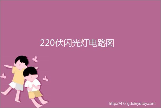 220伏闪光灯电路图