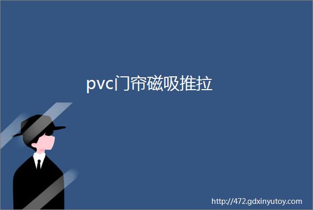 pvc门帘磁吸推拉