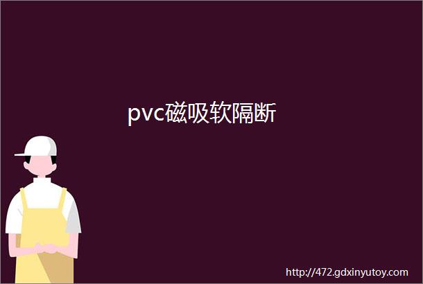 pvc磁吸软隔断