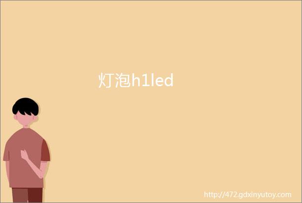 灯泡h1led