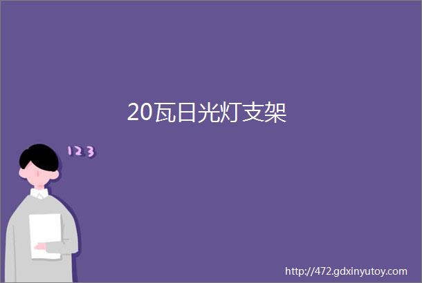 20瓦日光灯支架